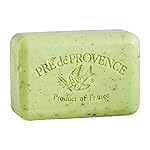 Pre de Provence Artisanal Soap Bar, Enriched with Organic Shea Butter, Natural French Skincare, Quad Milled for Rich Smooth Lather, 8.8 Ounce, Lime Zest
