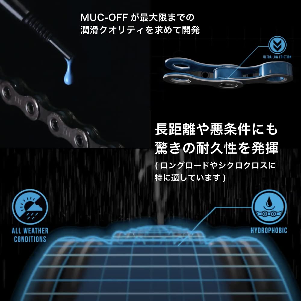 Amazon | Muc-Off(マックオフ) 自転車 チェーンルブ [あらゆる環境に