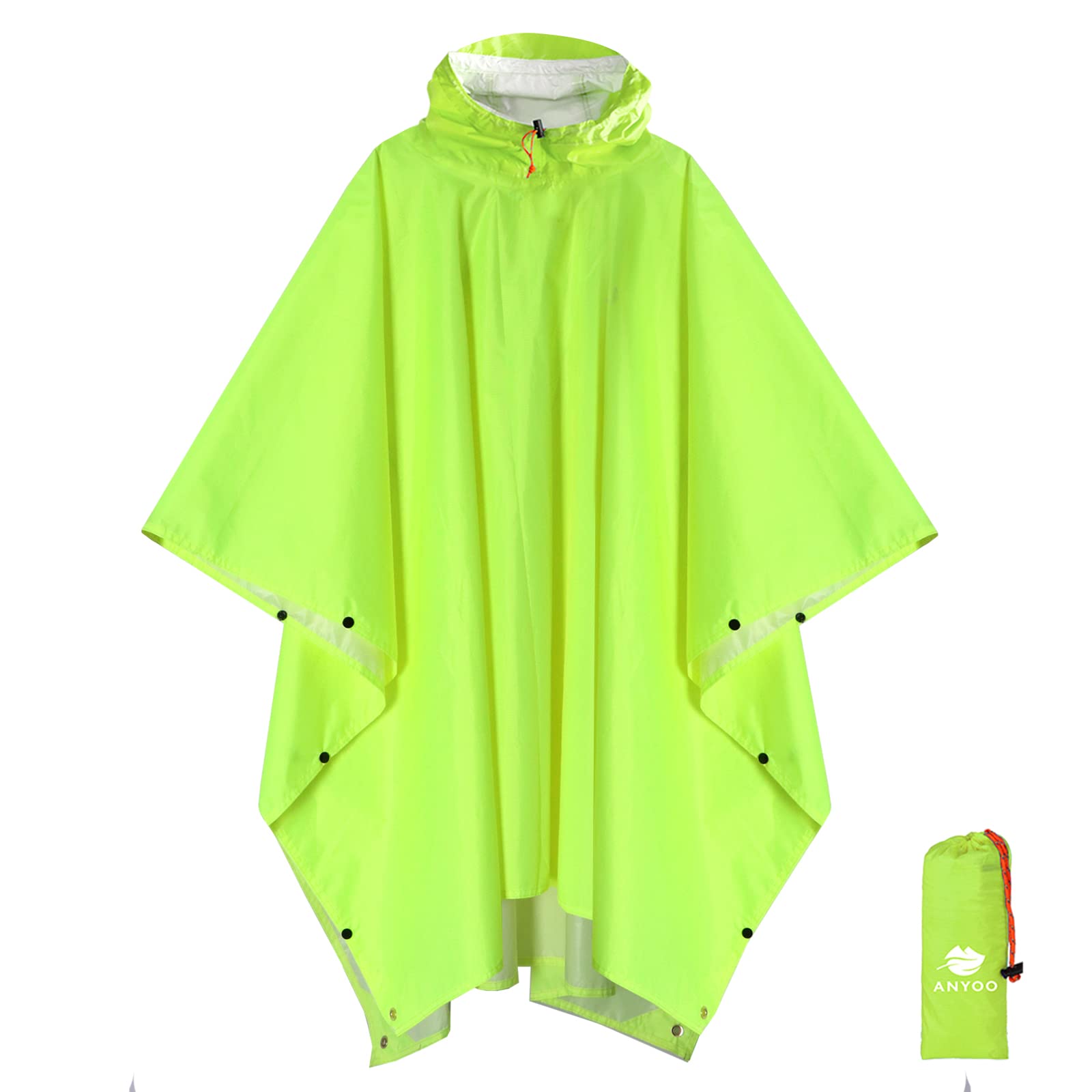 Leichter Wasserdichter Regencape Regenjacken Atmungsaktiver