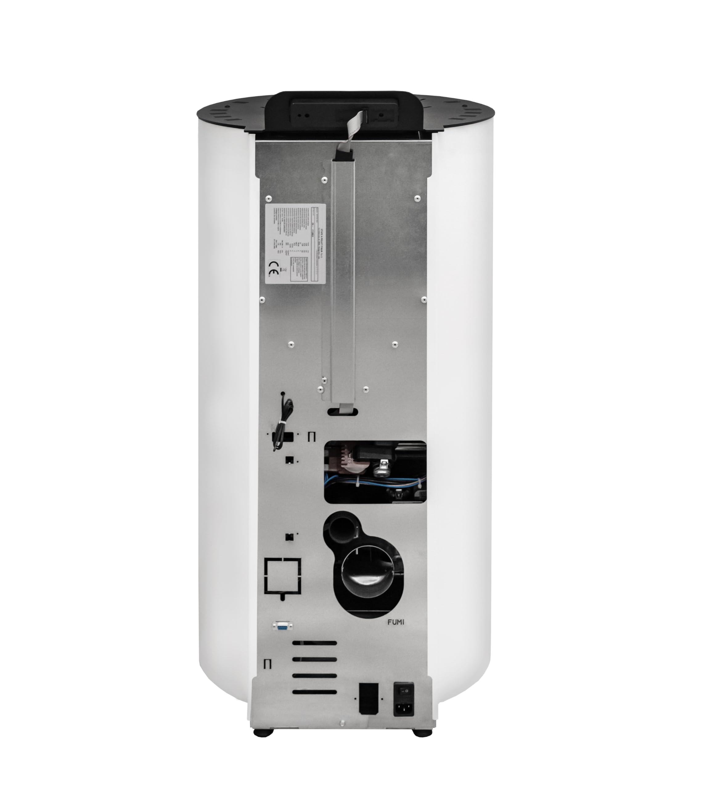 STUFE A PELLET ITALIA Boston 9 KW WiFi | Poêle à Granulés à Air Ventilé Efficacité 91% Chauffe 80m² Autonomie 21H Programmable Contrôle à Distance WiFi 5 Vitesses et Puissances Garantie 24 Mois Blanc