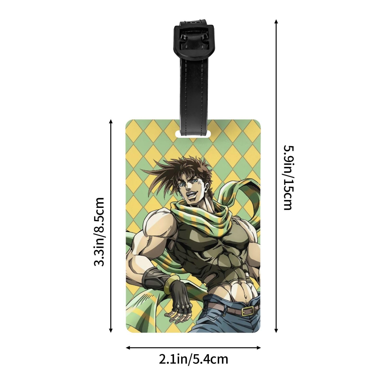 Amazon.co.jp: 荷物タグ スーツケースジョジョの奇妙な冒険 ジョセフ