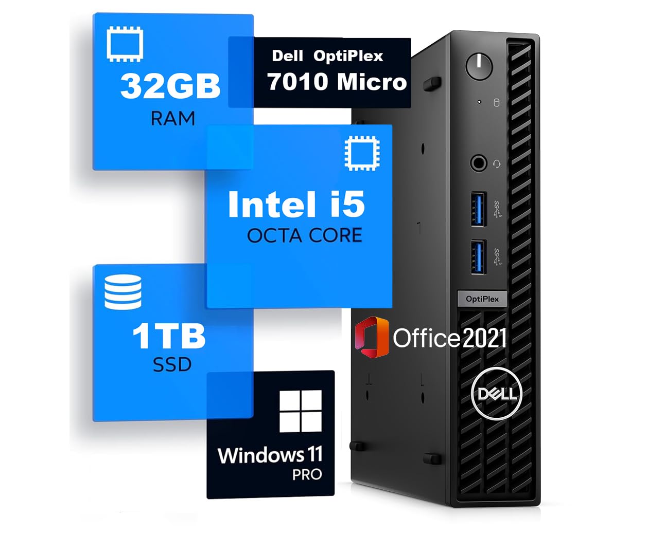 Amazon.co.jp: 【整備済み品】Dell OptiPlex 7010 Micro デスクトップ