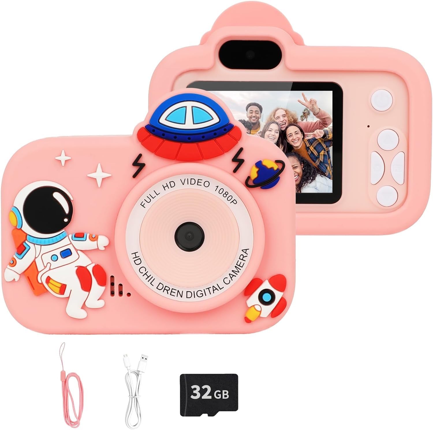 The Space Ultimate Digital Kids Camera with Games (Pink) (B0D2WG59GP) Amazon Price History, Amazon Price Tracker