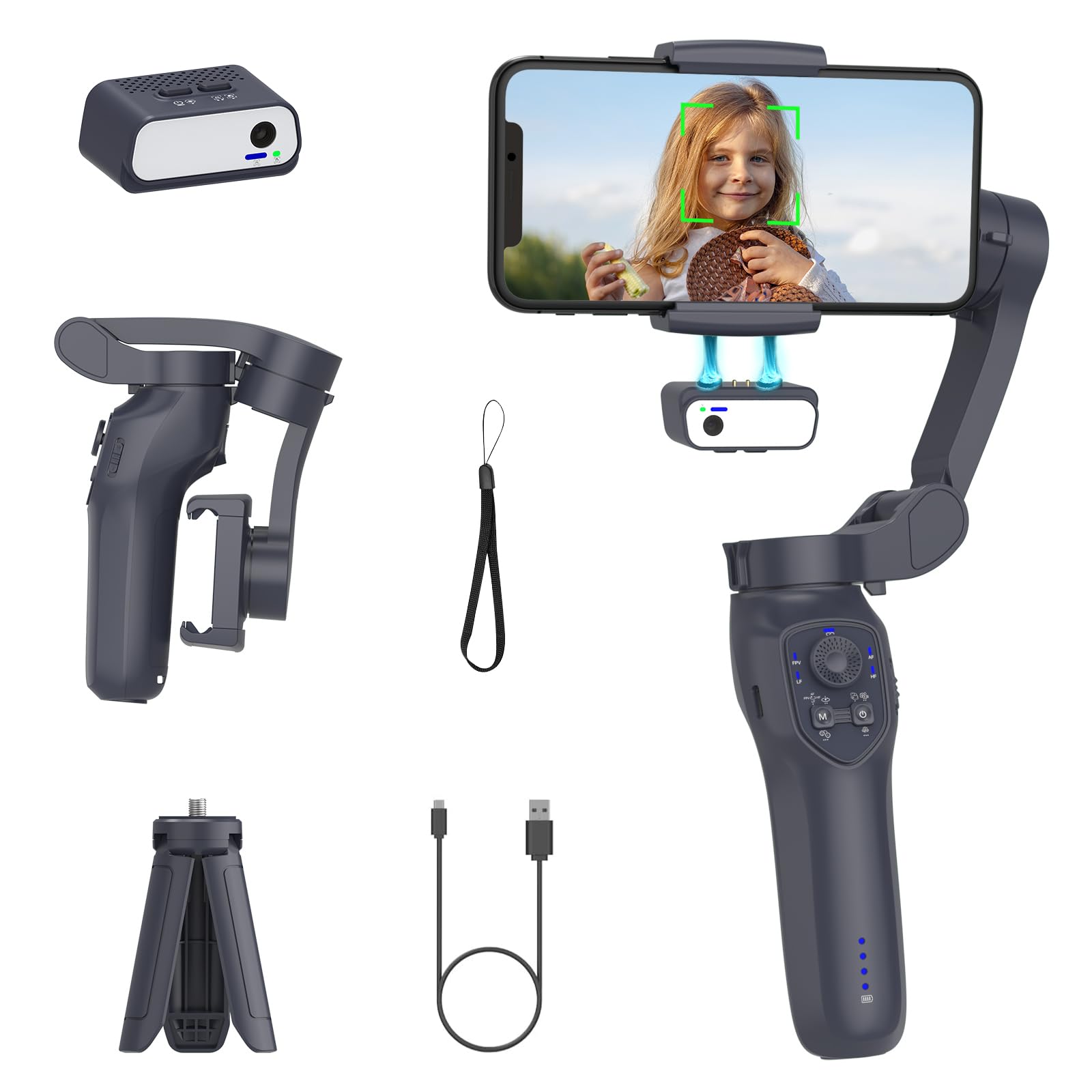 L7C Pro KIT, Gimbal Stabilizer for TikTokers/Youtubers, Handheld