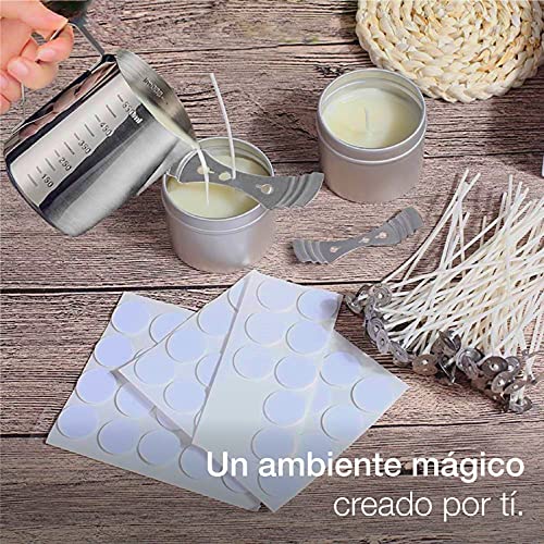 Kit per realizzare candele fai da te: 50 stoppini
