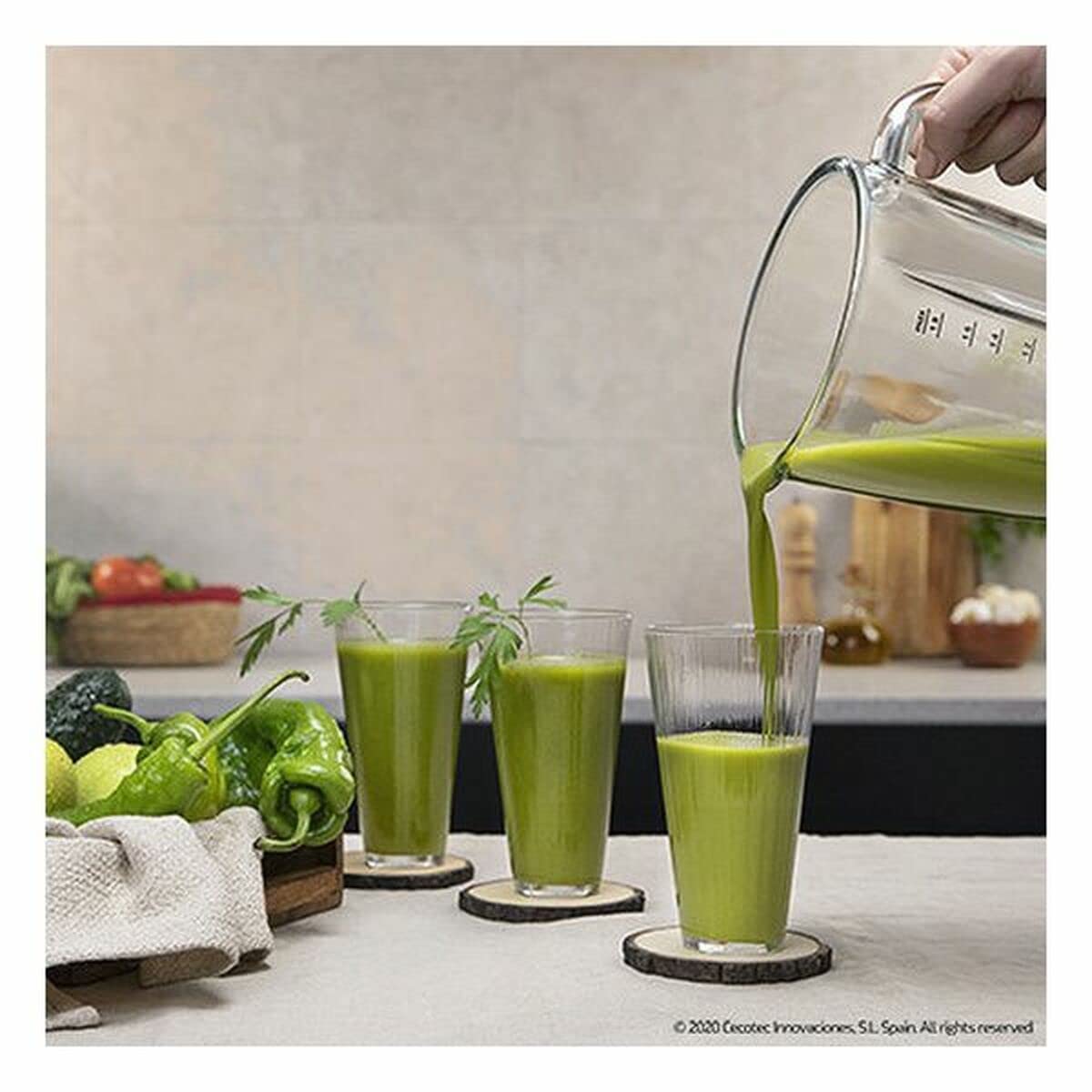 Cecotec 4140 - Batidora de vaso Power Black Titanium 1300 PerfectMix
