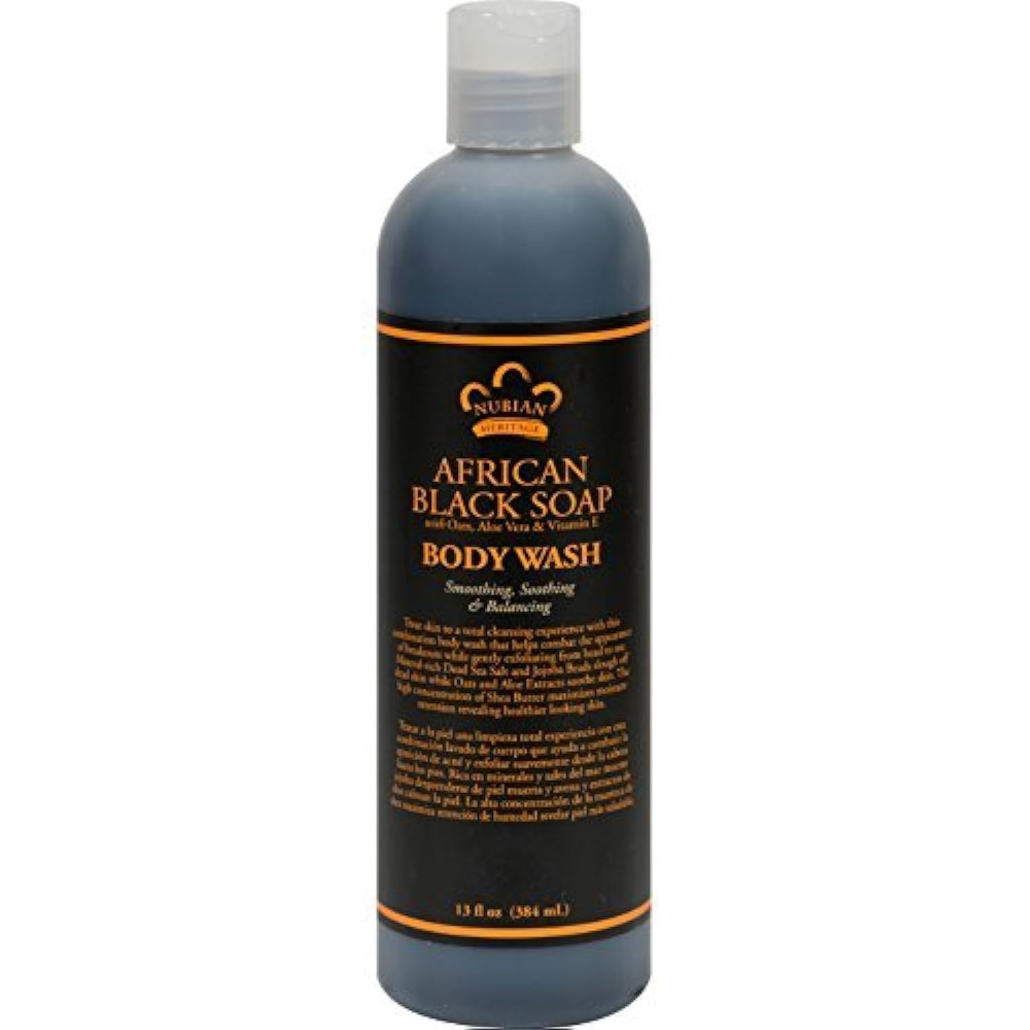 Nubian Heritage Body Wash African Black 13 fl oz pack of 4