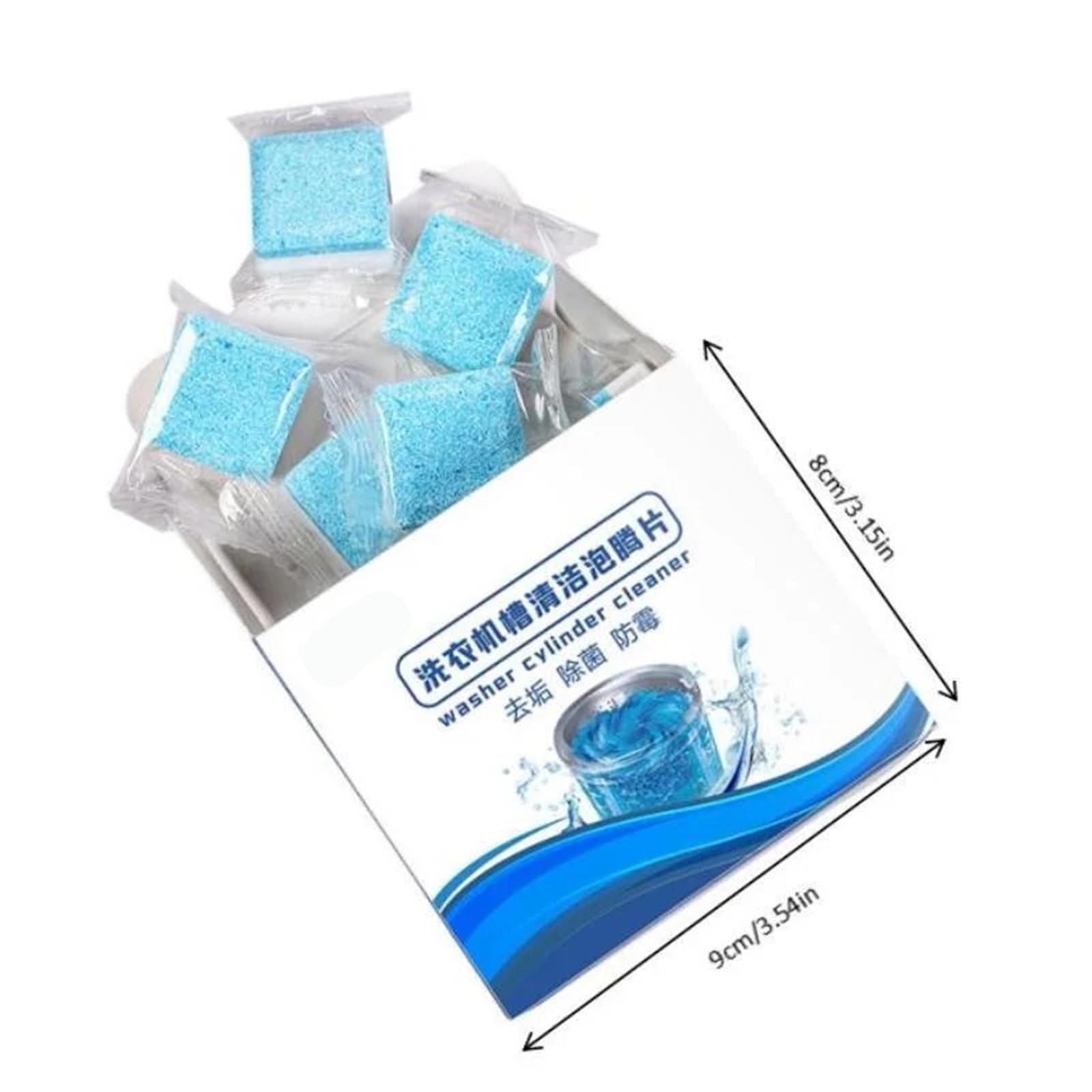 Waschmaschinenreiniger-Tabletten Waschmaschinen-Reinigungs-Brausetabletten Universal(5 BOXES)