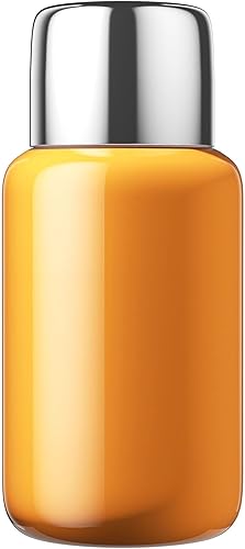 Miniatura 19 de Mini botella de agua aislada de 10.8 onzas, vaso pequeño aislado al vacío para bebidas calientes y frías, boca ancha, a prueba de fugas, acero Negro