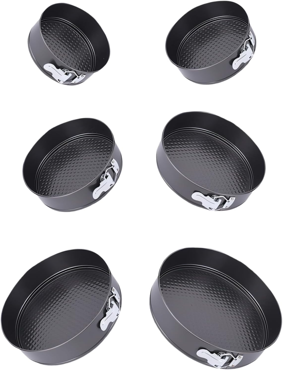 Set of 6 Springform Cake Pans in Multiple Sizes From 18cm to 28cm with Leakproof Design for Excellent Baking Results Bubble Cake Mold