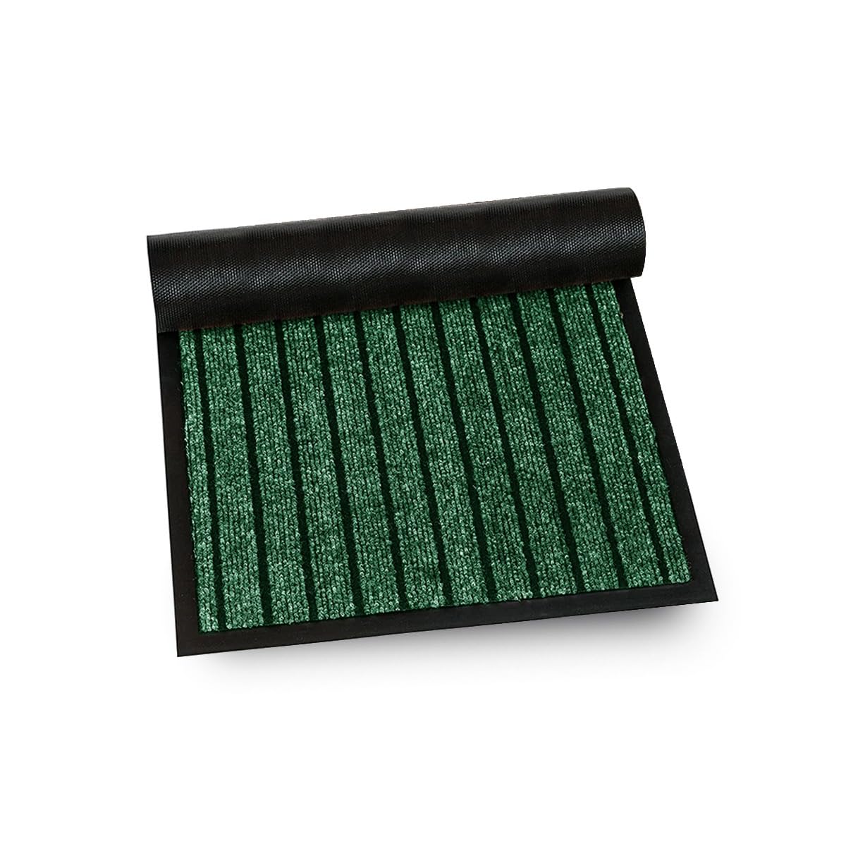 Fit Even Rubber Doormat – Outdoor & Indoor Heavy Duty Washable Non-Slip Doormat for Kitchen Garden, Inside & Outside Floor Mats, Waterproof and Dirt Trapper Entrance Rug Runner (40x60 cm, Green)