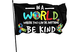 Autism Awareness Banner: Be Kind in a Colorful World