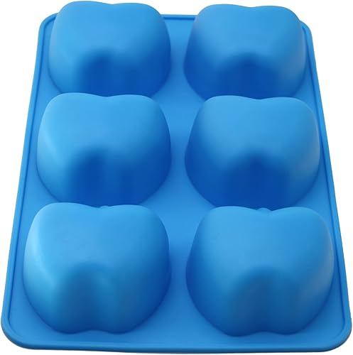 Miniatura 4 de X-Haibei Jabón de manzana, pastel de chocolate, loción de gelatina, molde de silicona para hornear, regalo de agradecimiento para maestros, 4 onzas