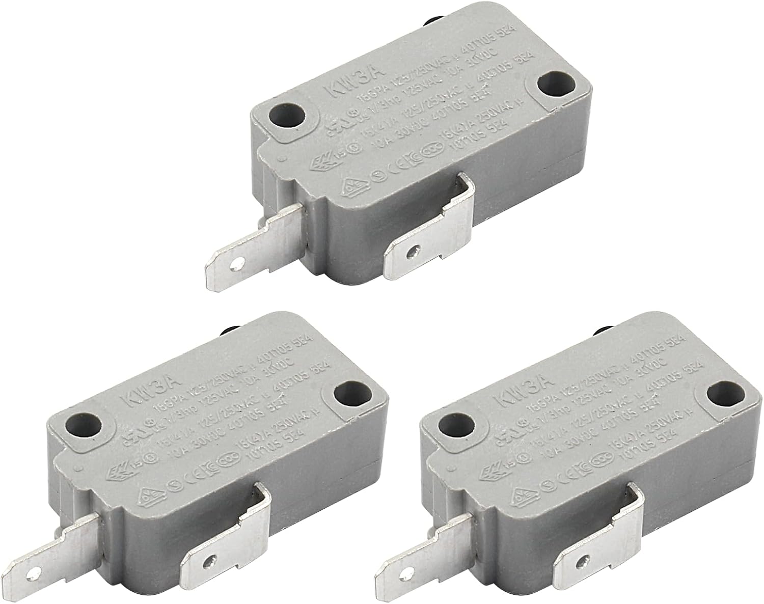 Amazon.com: Cionyce KW3A Microwave Oven Door Switch 16A 125/250V Door ...