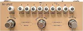 CUBE AC Portátil Multifuncional Guitarra Acústica Pedal de Efeito Combinado com Reprodução de Música Sem Fio Gravação de Telefone Função de Interface de Áudio
