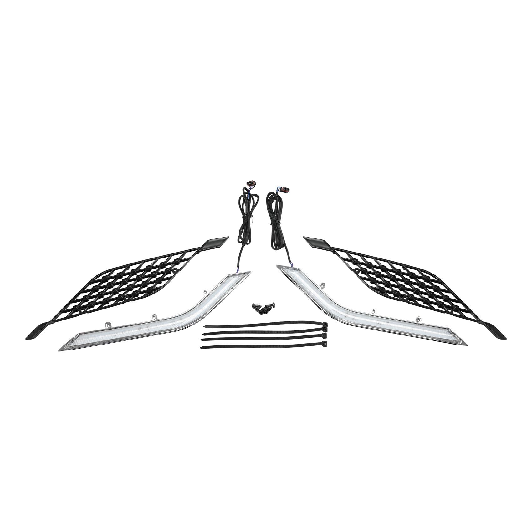 XMT-MOTO LED Radiator Grill Panels Decorative Light Fit For Honda Goldwing GL1800 2018-2024