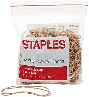 Staples 808017 Rubber Bands Size #117B - coolthings.us