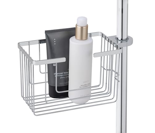 Duschstangencaddy Mod. Valognes Edelstahl Duschablage ohne Bohren...