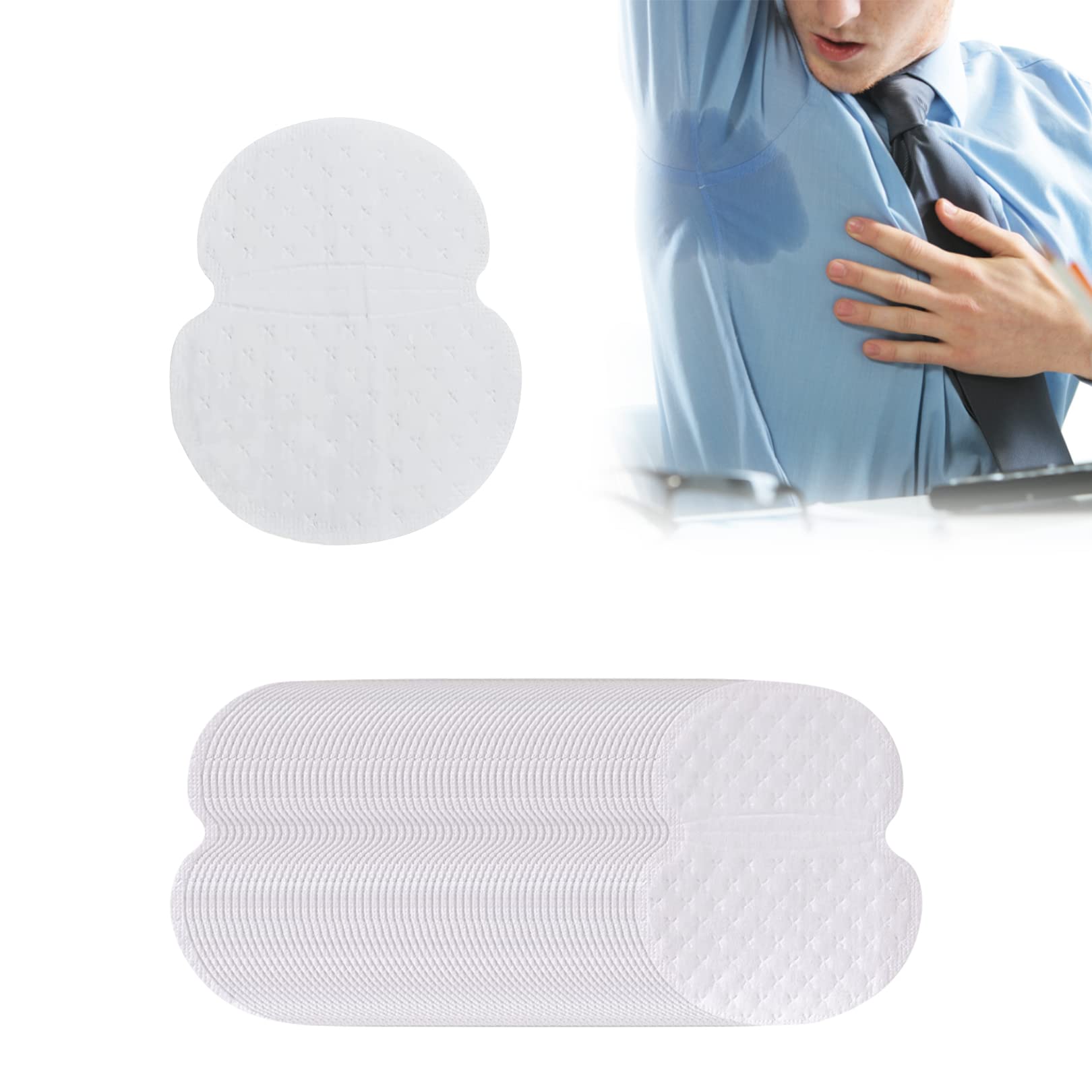 20 Pcs Underarm Sweat Pads,Self Adhesive Armpit Sweet Pad Shields Pads Disposable Sweat Absorbing Pad Perspiration Pad Sweat Patches Sweet Block for Women Men to Keep Underarm Dry and Clothes Clean