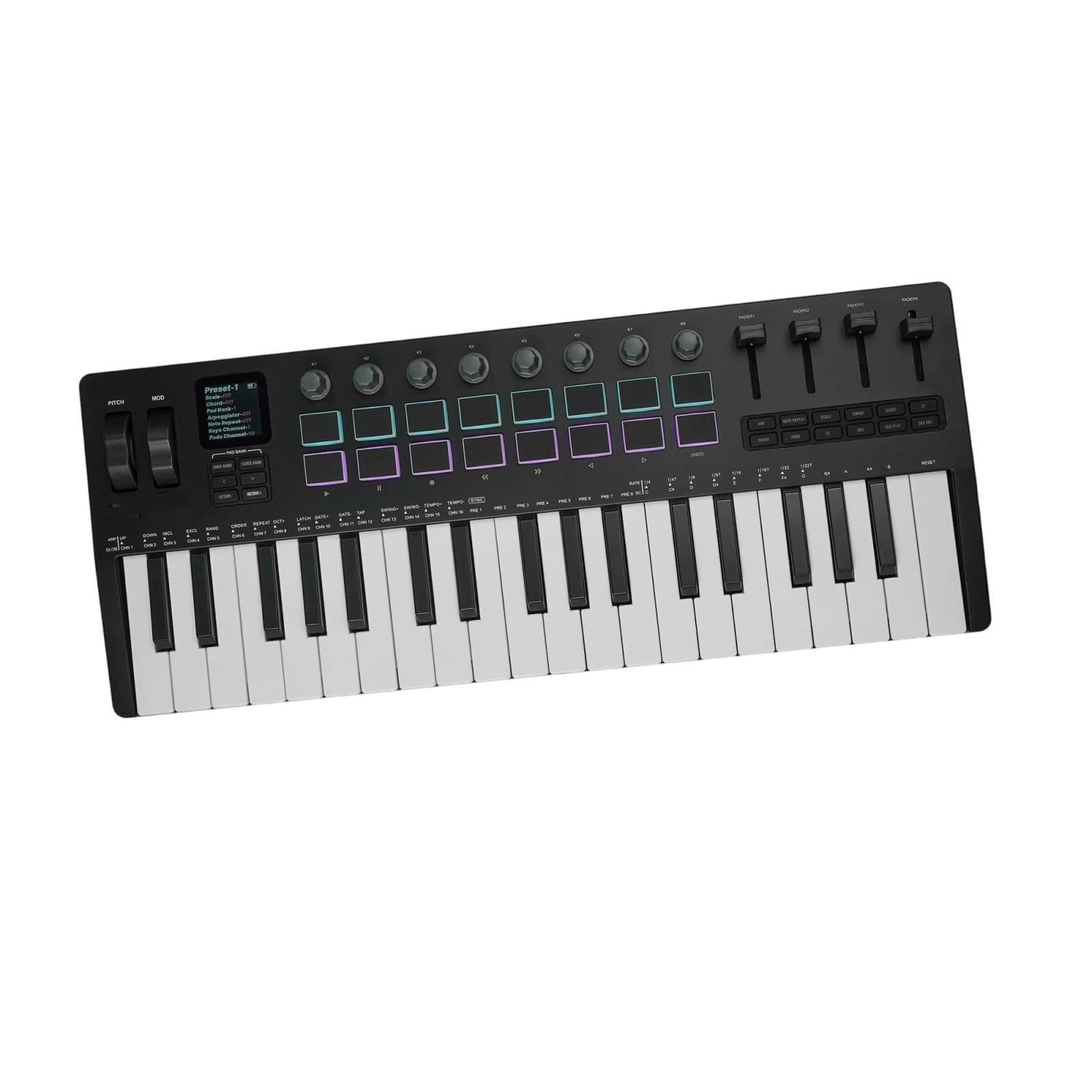 Klawiatura Elektroniczna 37 Klawiszowa Klawiatura Elektroniczna MIDI