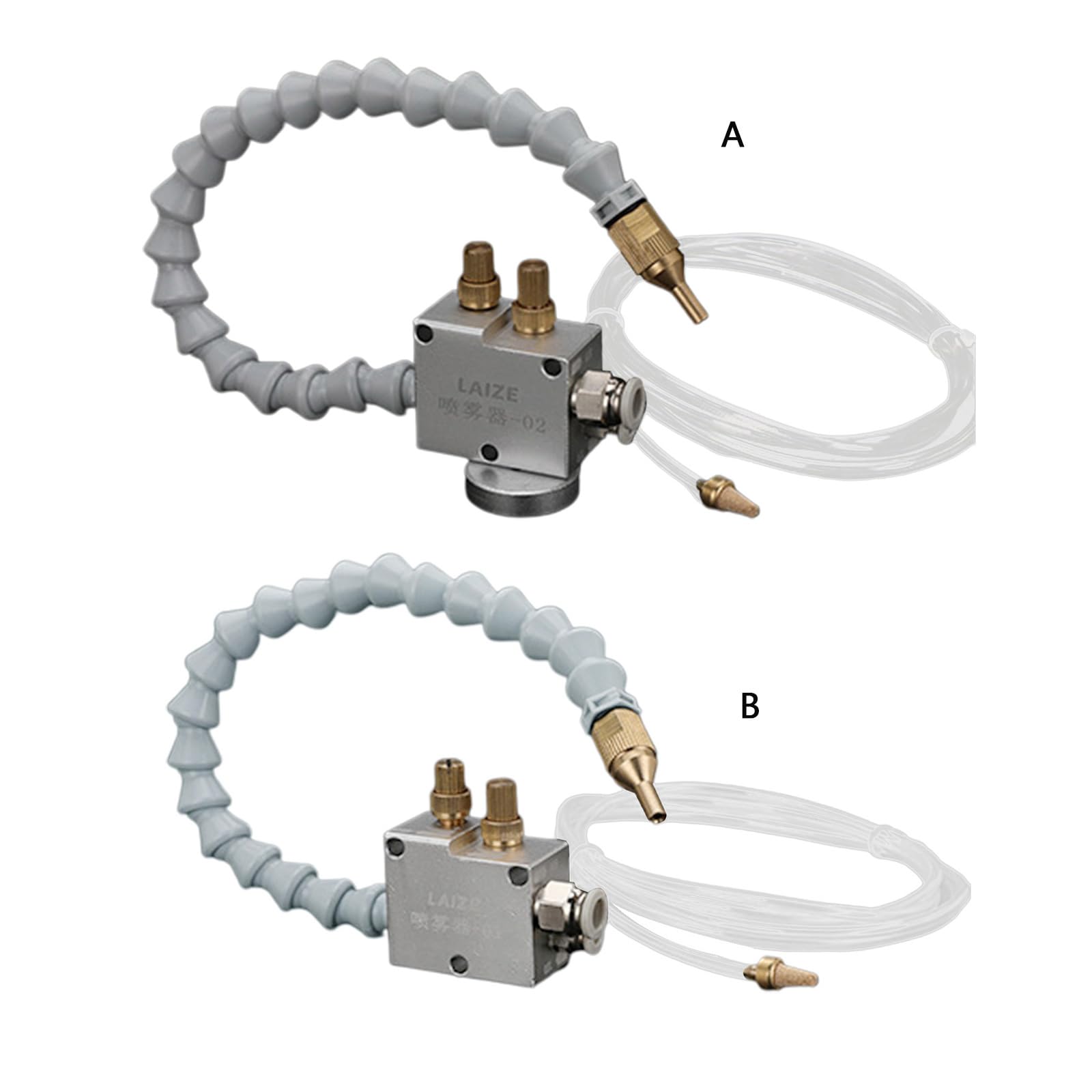 Sistema de pulverización lubricante para refrigerante antiniebla, Without