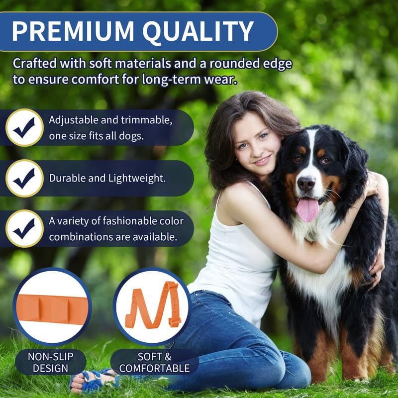 Miniatura 4 de Paquete de 4 collares antipulgas para perros, 32 meses de prevención de pulgas y garrapatas para perros, collar ajustable para pulgas y garrapatas