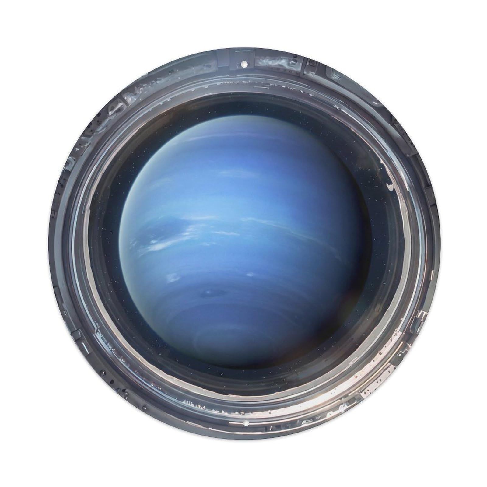 Deep Blue Giant from Space Station Porthole Metal Tin Sign
