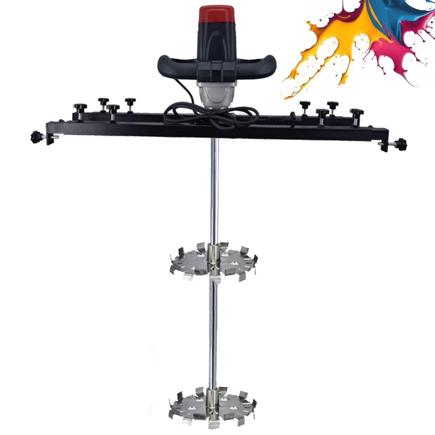 GmhXylophyte Ibc Agitator, 3000w Electric Tank Mixer Machine, Commercial Paint Stirring Machine With Support Hanger, 65-125cm Adjustable, For Ink Dissolver Agitator C.DistributorDisc