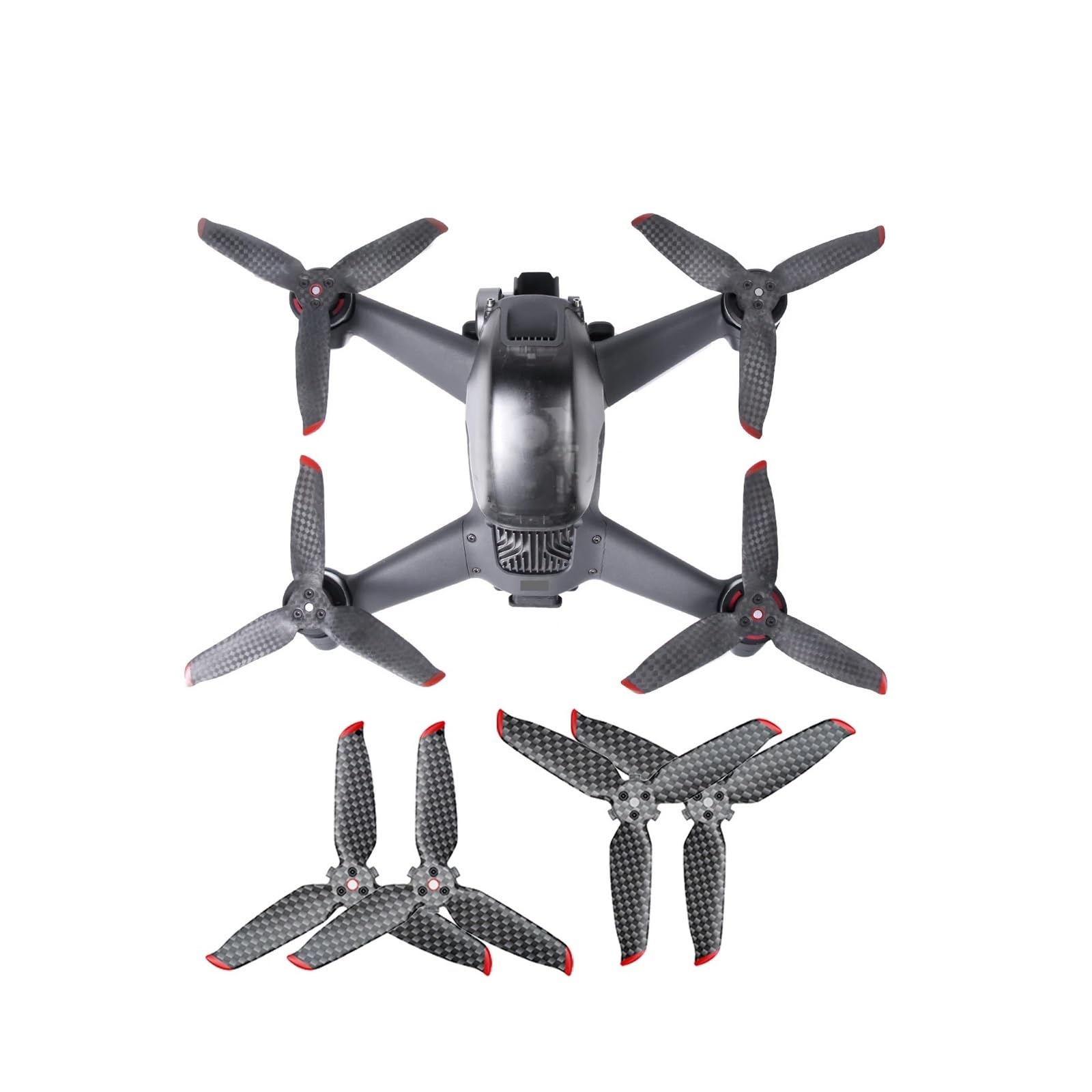 5328S Eliche Pieghevoli a Basso Rumore Accessori for eliche in Fibra di Carbonio D-Ji FPV Eliche Leggere