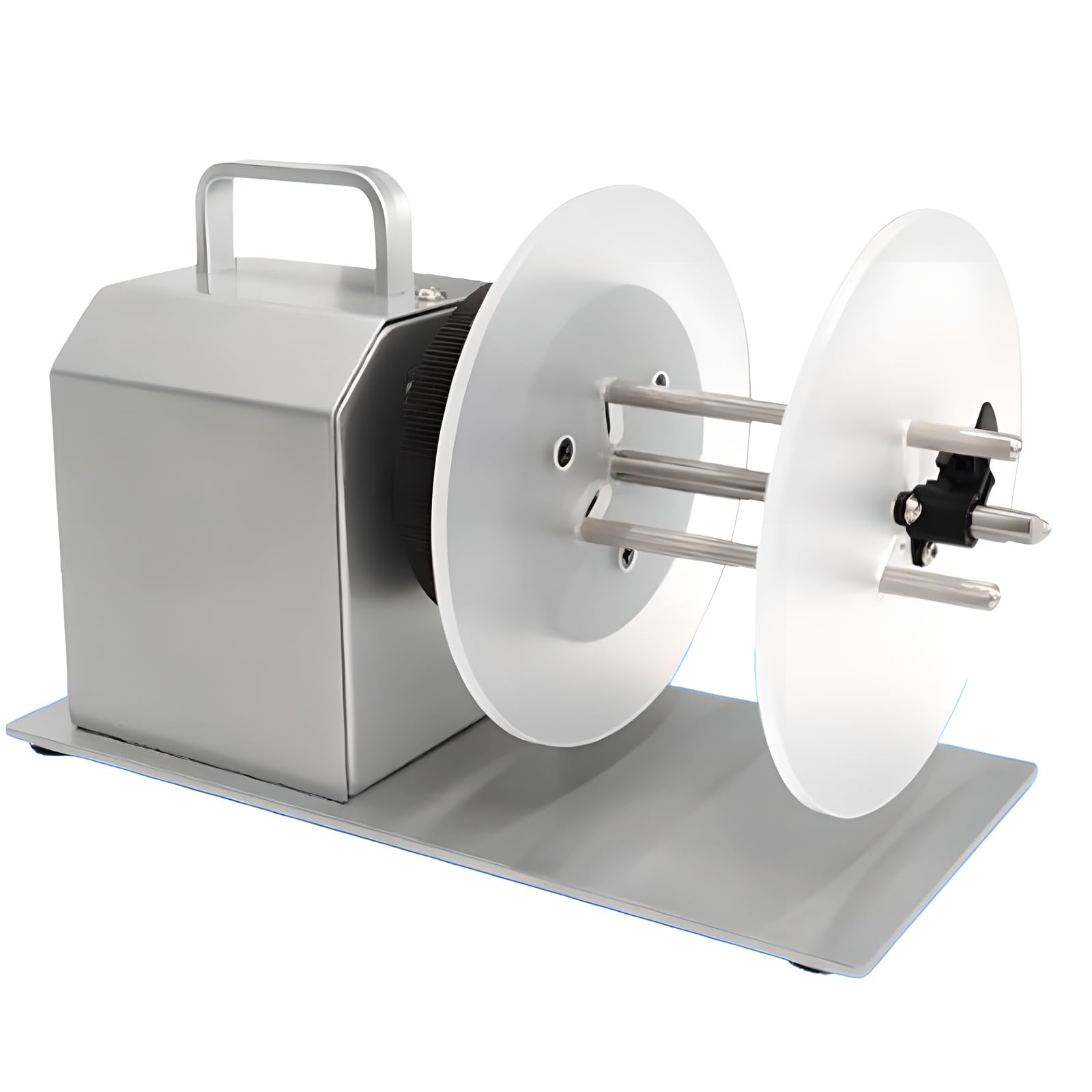 Eiwitany 90mm Label Rewinder Machine Equipped, Bidirectional Rewinding & Auto Synchronization, Ideal for Warehouse and Office