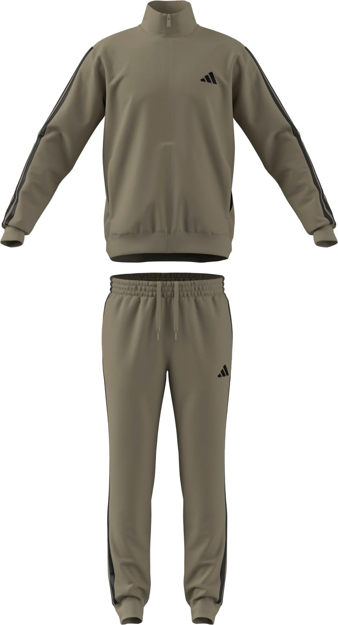 adidas Herren SPORTSWEAR BASIC 3 STRIPES TRICOT TRACKSUIT