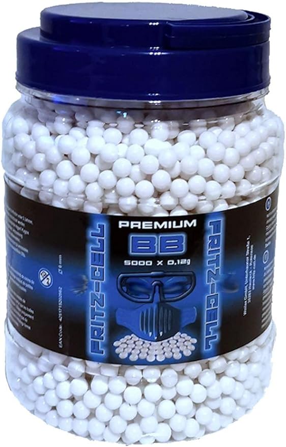 WEILAX Airsoft Softair Kugeln FritzCell Premium BBS 6 mm 0,20g 5000