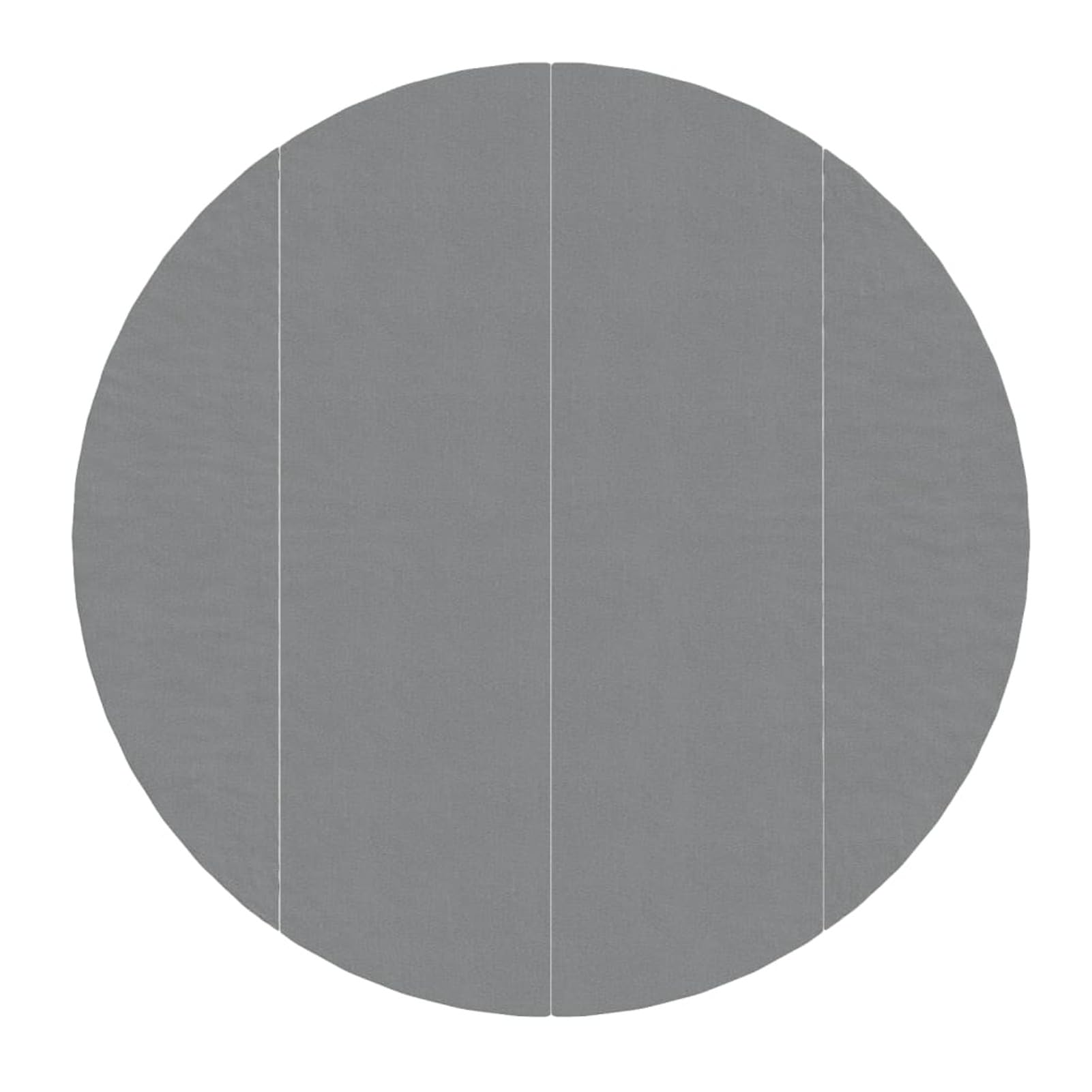 Homgoday Telo sotto Piscina Grigio Chiaro Ø458 cm Geotessile Poliestere, Mobili per Casa Interno Esterno Soggiorno Camera da Letto e