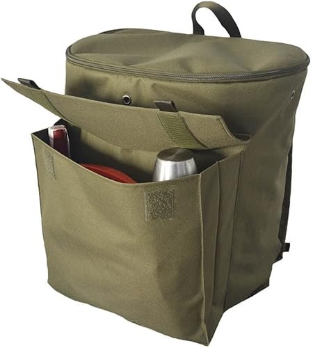 Miniatura 4 de Acropolis Cesta de forraje de mimbre - Mochila para recolección de hongos - Mochila de forraje - Mochila de forraje con correas para recolector -