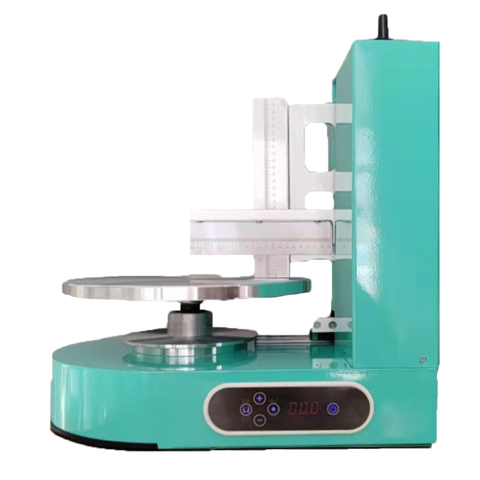 Herramientas para Hornear Pasteles De CumpleañOs MáQuina para Untar Y Rellenar Crema para Pasteles Redondos MáQuina para Untar Y Alisar Crema para DecoracióN De Pasteles Y Pan,Green