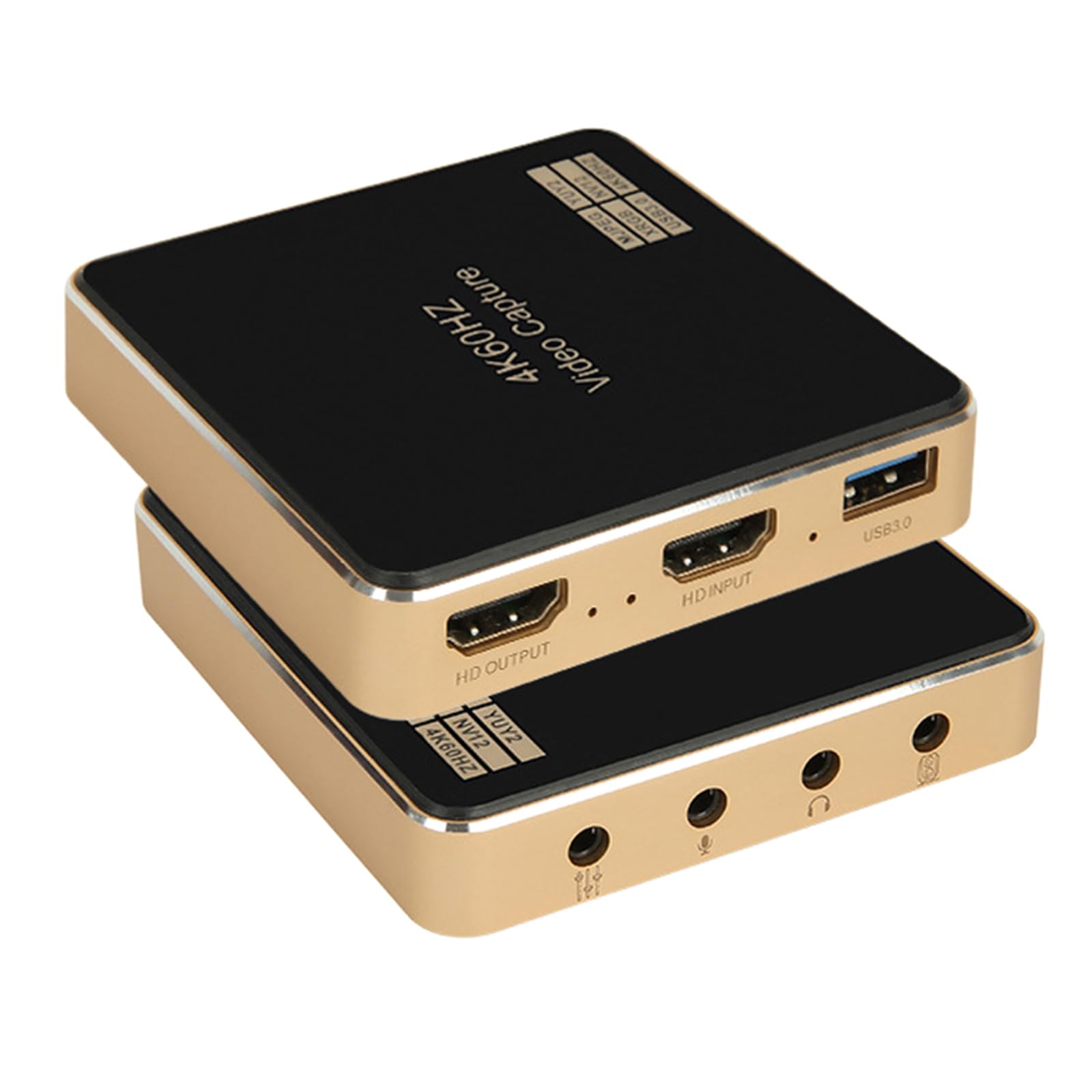 4K60Hz HDTV USB3.0 Capturing Card Plugs Play Live Streaming Device with Metal Housing for piece Gaming Consoles