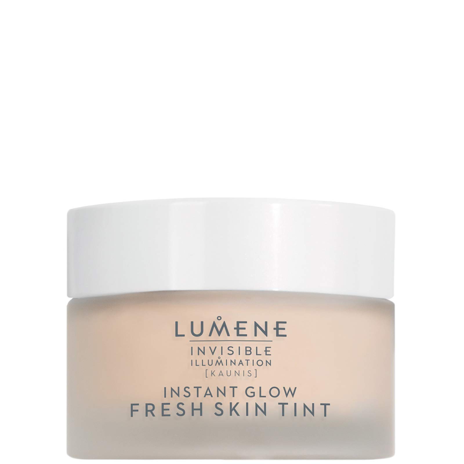 Lumene Invisible Illumination [Kaunis] Instant Glow Skin Tint - Buildable Skin Tint Foundation with a Natural, Radiant Finish - Hydrates + Brightens Dull, Dry Skin - Universal Dark (30ml)