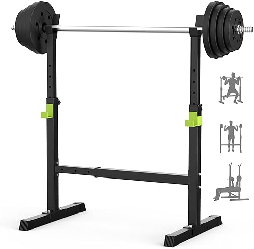 Miniatura 10 de Banco de pesas plegable ajustable para gimnasio en casa, capacidad de 660 libras, banco de entrenamiento multifuncional, resistente y duradero para