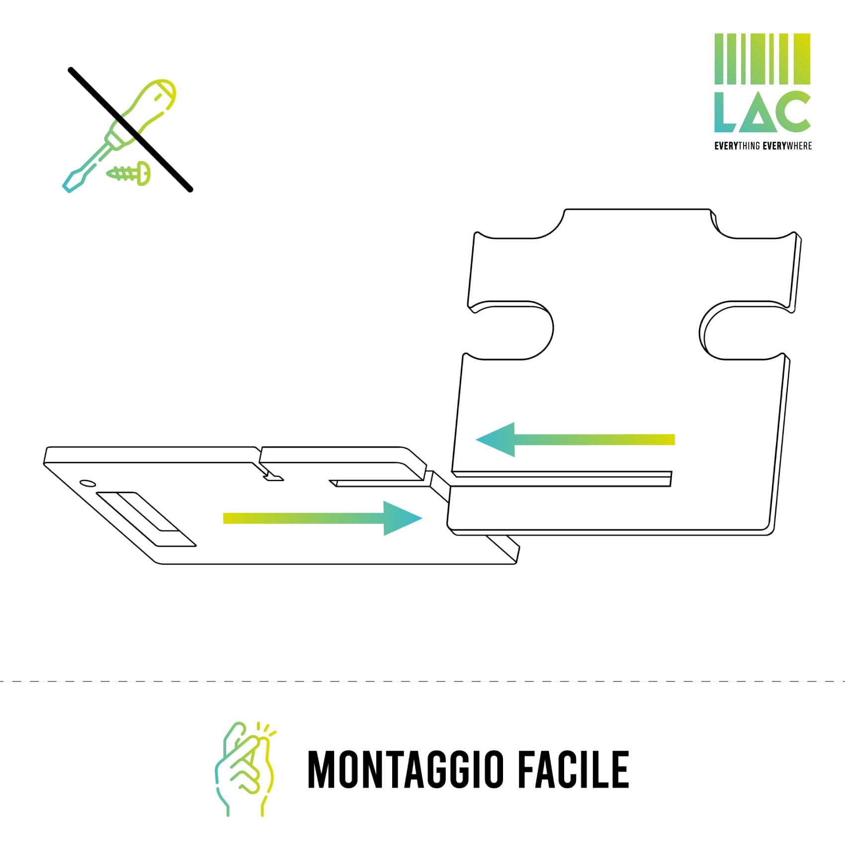 LAC Docking Station Personalizzata in Legno - Idee Regali Uomo Compleanno, Anniversario - Porta Oggetti Organizer Scrivania Regalo Idee Regalo Papà Personalizzato (Nero)