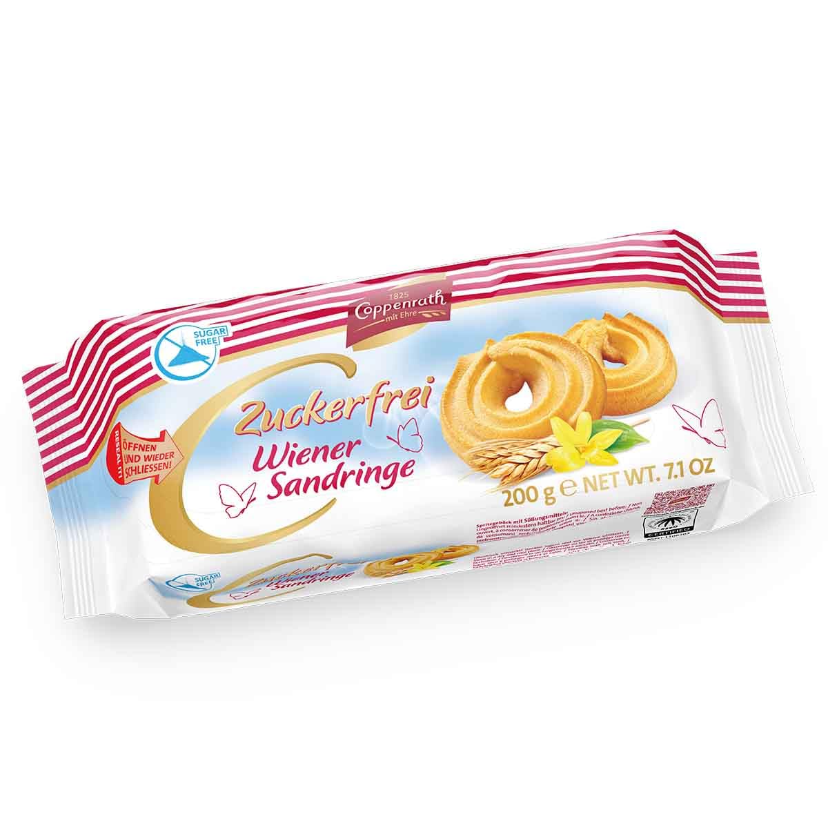 Coppenrath zuckerfrei Wiener Sandringe (1 x 200 g)