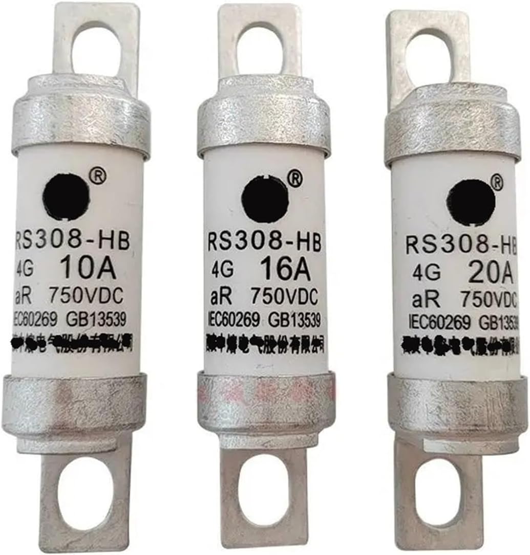 RS308-HB-4G 16A 20A 32A 40A 50A 63A 80A 100A aR 750VDC Fuse 1PCS(RS308-HB-4G 50A)