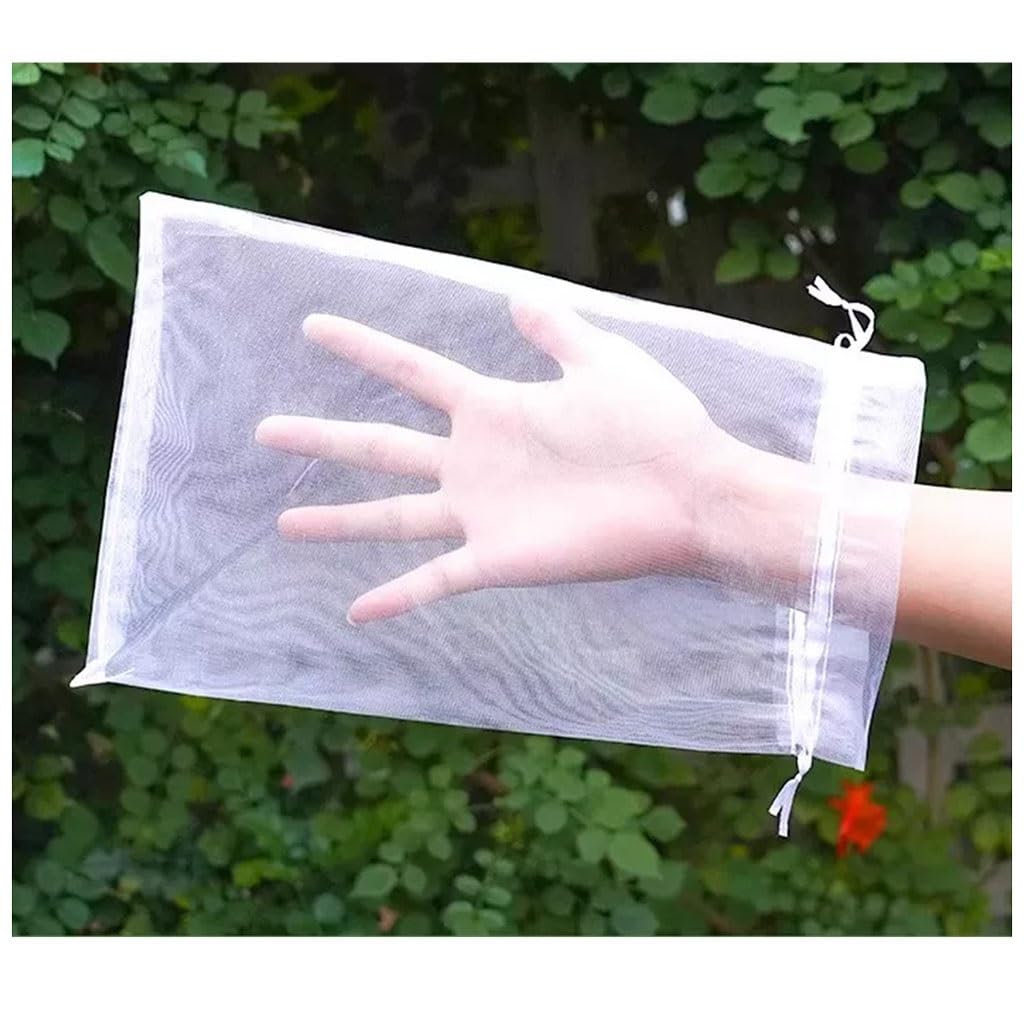 20PCS Vegetable And Fruit Protection Bag, Pest Control Bird-proof Mesh Bag Strawberry Grape Orchard Bagging Mesh Cover