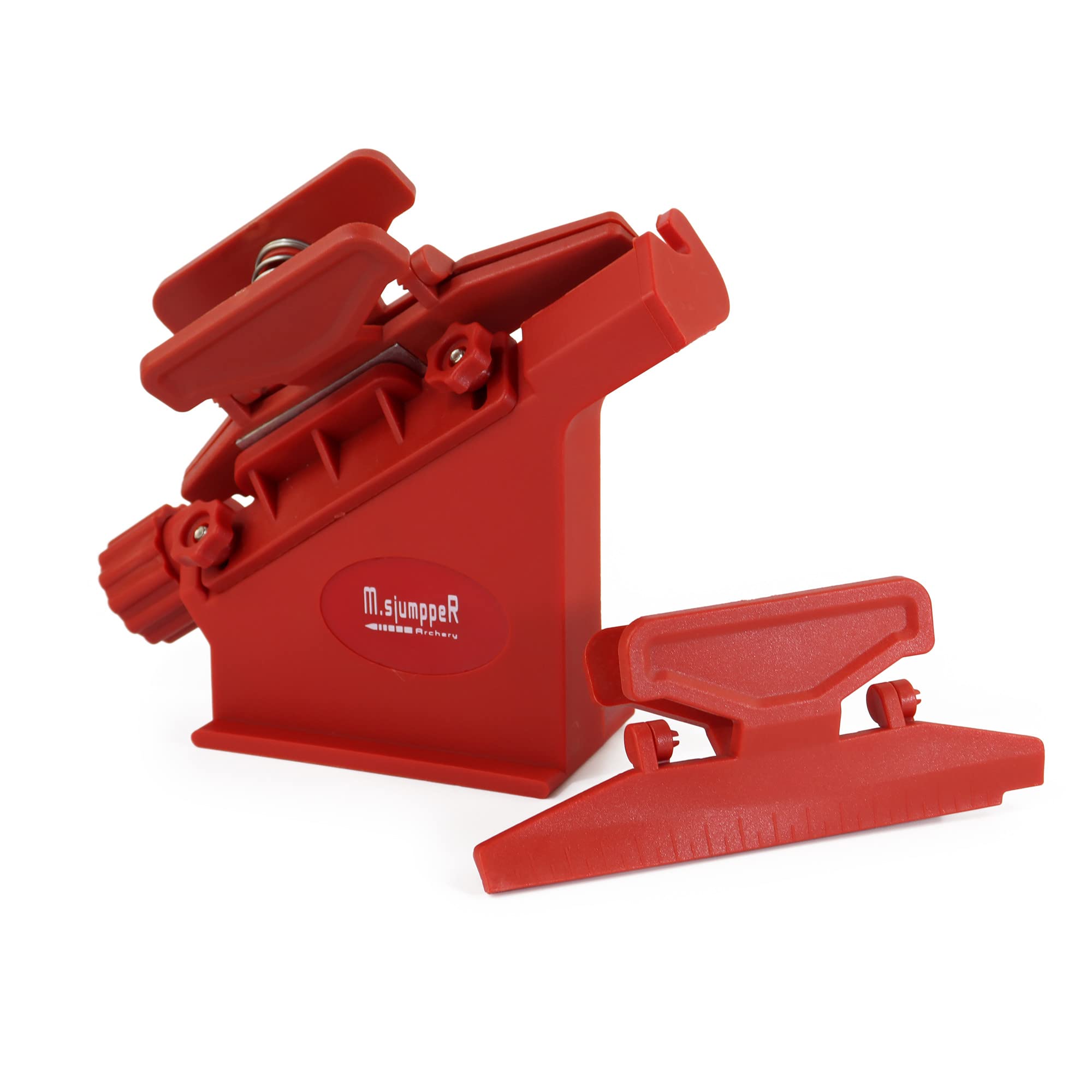 Amazon.com : Fletching Jig with Straight Helix Clamps