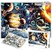 Galapar Puzzle 1000 Piezas para Adultos Niños Rompecabezas Educativo Juego Familiar Decoración del hogar (Turista Espacial 27.6 * 19.7in)