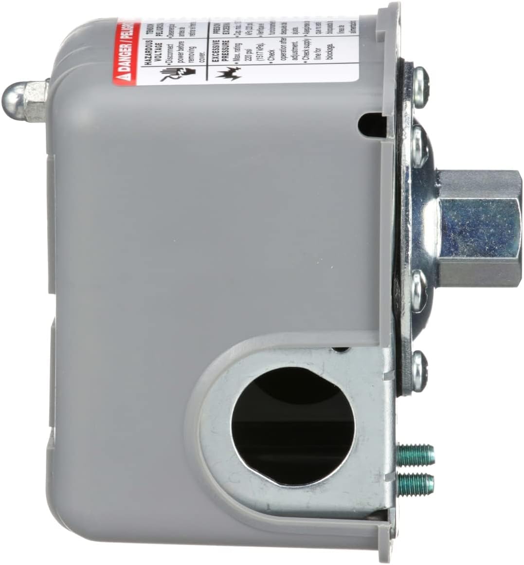 Telemecanique Sensors FSG2J24CP 40-60 PSI Pumptrol Water Pressure Switch, Grey Cover