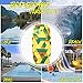 Classic 33 Inch Bodyboard (Geometric) - EPS Core, HDPE Slick, Crescent Tail, Graphic Slick, Includes Leash for Men, Women, Kids - Durable, Surfing Waves Ocean Summer Fun Beach Water Body Board