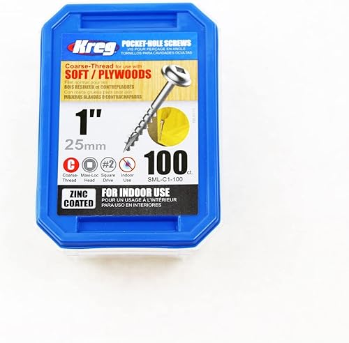 Miniatura 1 de Tornillo de agujero de bolsillo8 x 1 pulgadas