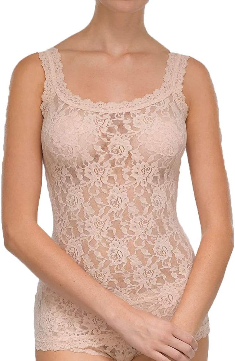 hanky panky Women's Signature Lace Unlined Cami, Red, Large