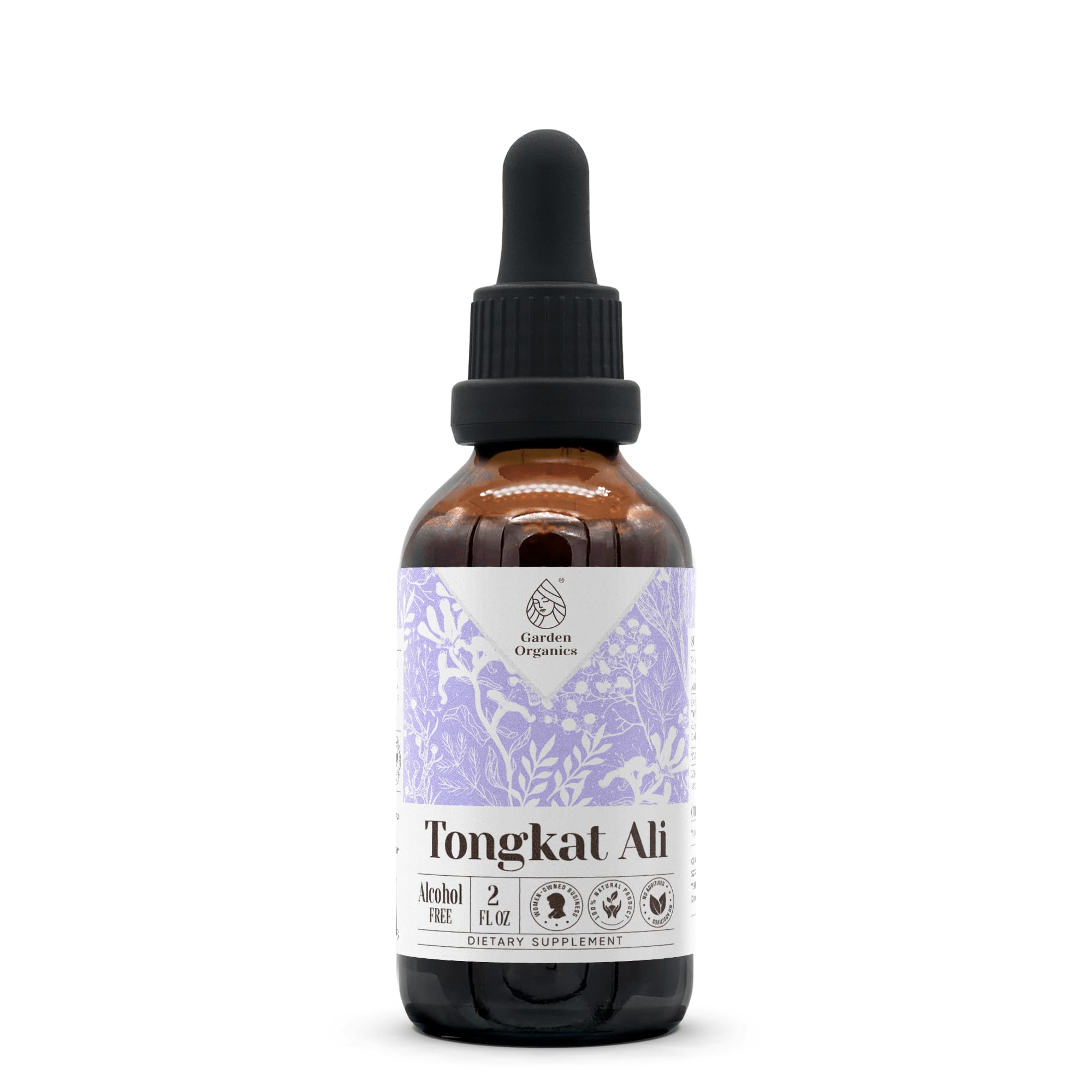 Tongkat Ali Alcohol-Free Natural Tincture Extract, Immune System Booster, Liquid Drops Made from 100% (2 fl oz)