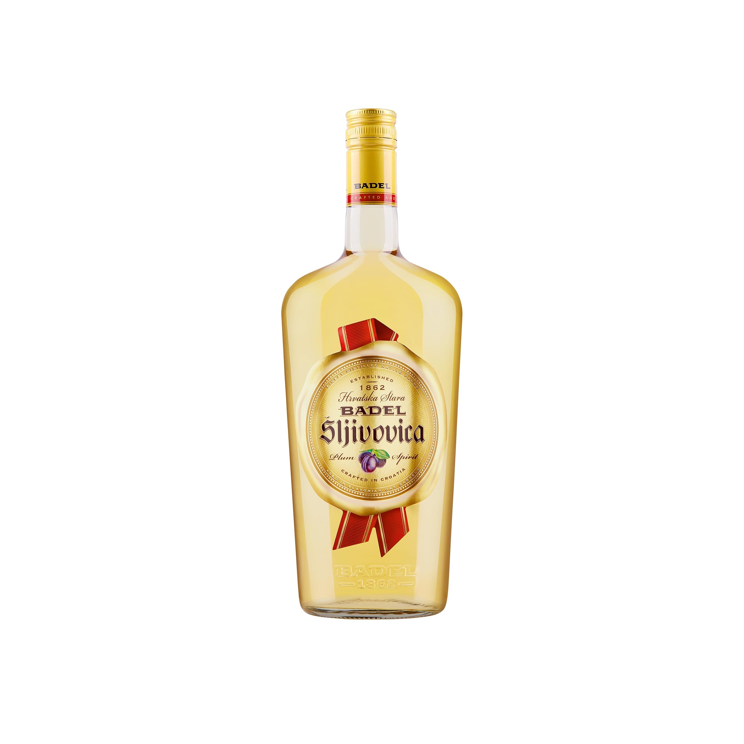 Badel Sljivovica Slivovitz mild Kroatien inkl. FeinWert E-Book (1 x 1 l)
